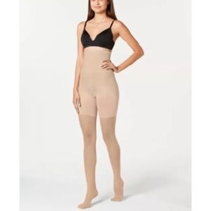 Spanx High-Waisted Firm Believer Shaping Sheers Size A Shade S2 Pantyhose